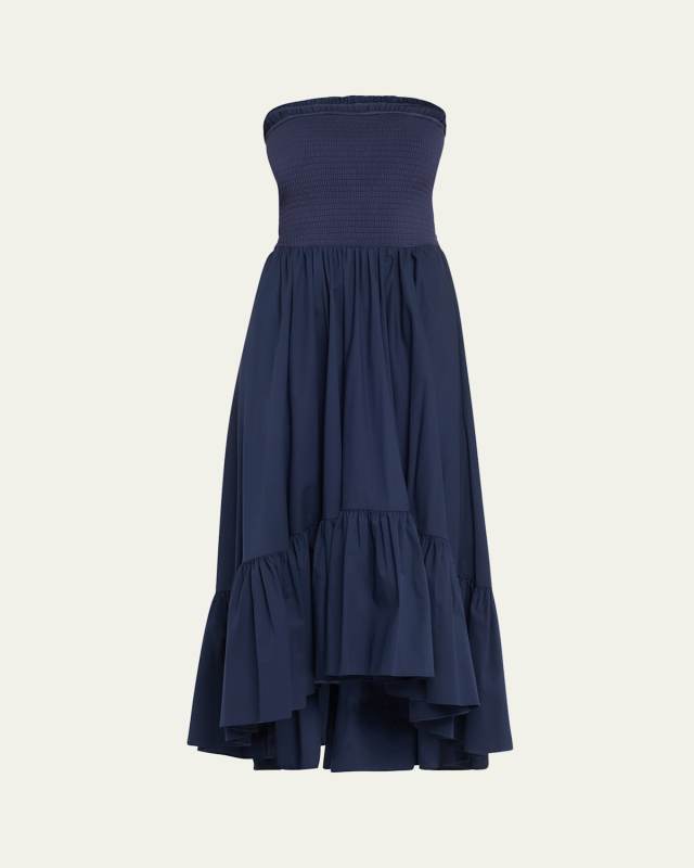 Emmy Strapless Midi Dress